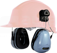 MAGNY HELMET szaro-czarny Czasze przeciwhałasowe