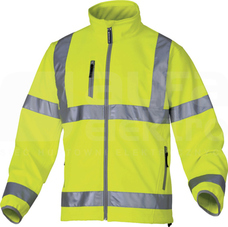 MOONLIGHT żółty fluo 3XL Kurtka softshell ostrzeg.wodoodp-oddych.
