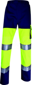 PHPAN żółty fluo-granatowy 3XL Spodnie ostrzegawcze PANOSTYLE HV