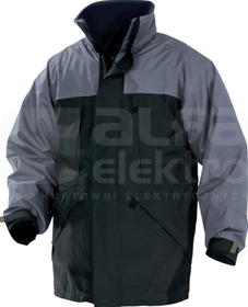 ALASKA czarno-szary 3XL Kurtka 2w1 z podpinką