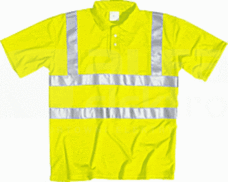 SUNLIGHT żółty fluo L Polo ostrzegawcze
