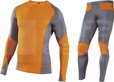 VISBY czarno-szary 3XL Komplet bielizny termoregulacyjnej