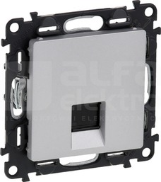 VALENA LIFE 1xRJ45 FTP kat.5e aluminium Gniazdo komputerowe