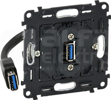 VALENA LIFE USB 3.0 Gniazdo USB z przewodem