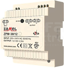 ZPM-30/12 30W 12V Zasilacz impulsowy TH35