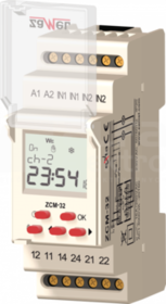 ZCM-32 Programator czasowy 2-kan.astronomiczny