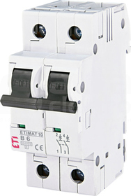 ETIMAT10 2P B6A 10kA Wyłącznik nadprądowy