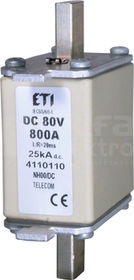 NH00 200A 80VDC Wkładka bezpiecznikowa