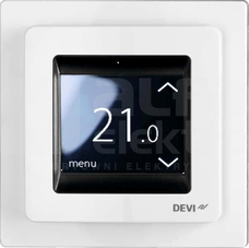 DEVIREG TOUCH RAL9016 biały Termostat programowalny dotykowy