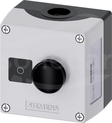 SIRIUS ACT 22mm szary Przycisk w obudowie