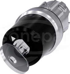 SIRIUS ACT 22mm O-I b/samop. Przełącznik z kluczem CES metal