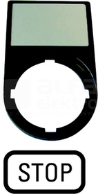 M22S-ST-GB0 TABLICZKA OPISOWA STOP