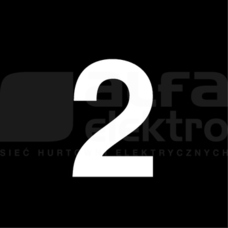 82TQ18 2 czarna TABLICZKA OPISOWA PRZYCISKU