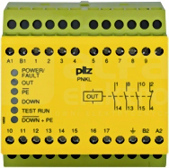 PNKL 24VAC/24VDC Przekaźnik bezpieczeństwa wył.aw/drzwi och/kurt.św