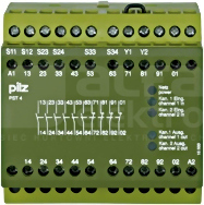 PST 4 110 V AC 6S4O Przekaźnik bezpieczeństwa wył.aw/drzwi och/kurt.św