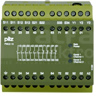 PNOZ 10 24VAC 6n/o 4n/c Przekaźnik bezpieczeństwa wył.aw/drzwi och/kurt.św