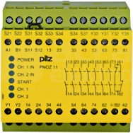 PNOZ 11 24VAC 24VDC 7n/o 1n/c Przekaźnik bezpieczeństwa wył.aw/drzwi och/kurt.św