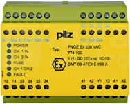 PNOZ EX 230VAC 3n/o 1n/c Przekaźnik bezpieczeństwa wył.aw/drzwi och/kurt.św