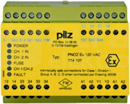 PNOZ EX 120VAC 3n/o 1n/c FM/USA Przekaźnik bezpieczeństwa wył.aw/drzwi och/kurt.św