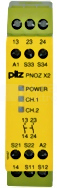 PNOZ X2 24VAC/DC 2n/o Przekaźnik bezpieczeństwa wył.aw/drzwi och/kurt.św