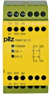 PNOZ X2.1C 24VAC/DC 2n/o Przekaźnik bezpieczeństwa wył.aw/drzwi och/kurt.św