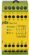 PNOZ X3.2 230VAC 24VDC 3n/o 1n/c 1so Przekaźnik bezpieczeństwa wył.aw/drzwi och/kurt.św