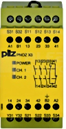 PNOZ X3 120VAC 24VDC 3n/o 1n/c 1so Przekaźnik bezpieczeństwa wył.aw/drzwi och/kurt.św