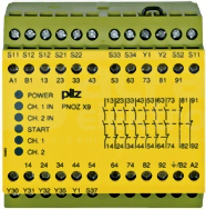 PNOZ X9 100-120VAC 24VDC 7n/o 2n/c 2so Przekaźnik bezpieczeństwa wył.aw/drzwi och/kurt.św