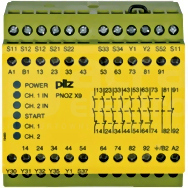 PNOZ X9 200-230VAC 24VDC 7n/o 2n/c 2so Przekaźnik bezpieczeństwa wył.aw/drzwi och/kurt.św