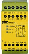 PNOZ X4 24VDC 3n/o 1n/c Przekaźnik bezpieczeństwa wył.aw/drzwi och/kurt.św
