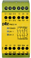 PNOZ X4 110VAC 3n/o 1n/c Przekaźnik bezpieczeństwa wył.aw/drzwi och/kurt.św
