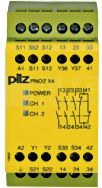 PNOZ X4 230VAC 3n/o 1n/c Przekaźnik bezpieczeństwa wył.aw/drzwi och/kurt.św