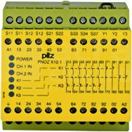PNOZ X10.1 24 VAC 6n/o 4n/c 6LED Przekaźnik bezpieczeństwa wył.aw/drzwi och/kurt.św
