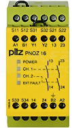 PNOZ 16 115VAC 24VDC 2n/o Przekaźnik bezpieczeństwa mata naciskowa