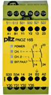 PNOZ 16S 24VAC 24VDC 2n/o 2so Przekaźnik bezpieczeństwa mata naciskowa