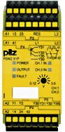 PSWZ X1P C 3V/24-240VACDC 2n/o 1n/c2so Przekaźnik bezpieczeństwa kontrola zatrzymania