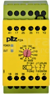 PZA 300/230VAC 1n/o 2n/c Przekaźnik bezpieczeństwa nadzór czasowy