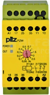 PZW 3/230VAC 1n/o 2n/c Przekaźnik bezpieczeństwa nadzór czasowy
