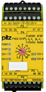 PNOZ XV3P 30/24 VDC 3n/o 2n/o t Przekaźnik bezpieczeństwa nadzór czasowy