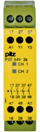 PZE X4V 2/24VDC 4n/o fix Przekaźnik bezpieczeństwa rozszerzenie styków