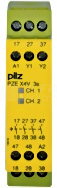 PZE X4V 3/24VDC 4n/o fix Przekaźnik bezpieczeństwa rozszerzenie styków