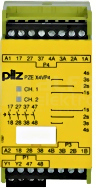 PZE X4VP4 24VDC 4n/o Przekaźnik bezpieczeństwa rozszerzenie styków