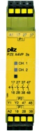 PZE X4VP C 2/24VDC 4n/o fix Przekaźnik bezpieczeństwa rozszerzenie styków
