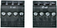 PNOZ X Set plug in screw terminals P1+P2 Przekaźnik bezpieczeństwa akcesoria