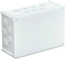 T350 biała IP66 z dławikami Puszka natynkowa 285x201x120
