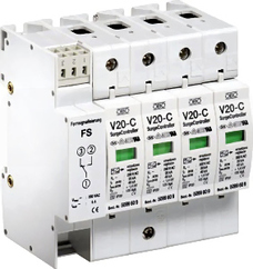 V20-C/4-FS Z SYGNALIZACJĄ OGRANICZNIK PRZEPIĘĆ KLASY C