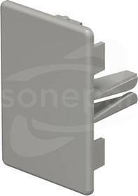 WDK HE40060GR (40x60mm) Końcówka kanału szary