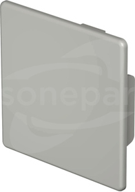 WDK/HE60060 (60x60) Końcówka kanału szary
