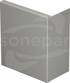 WDK HE80170GR (80X170mm) Końcówka kanału szary