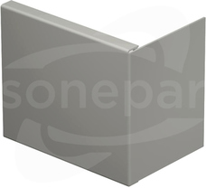 WDK HE100130GR (100X130mm) Końcówka kanału szary